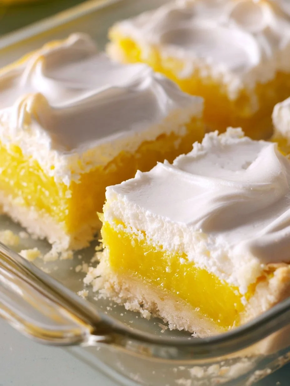 Delicious lemon cream cheese dessert garnished with lemon slices.
