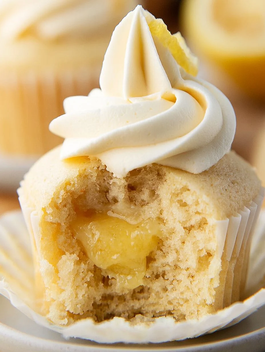 Assorted lemon desserts including tarts, cakes, and mousse