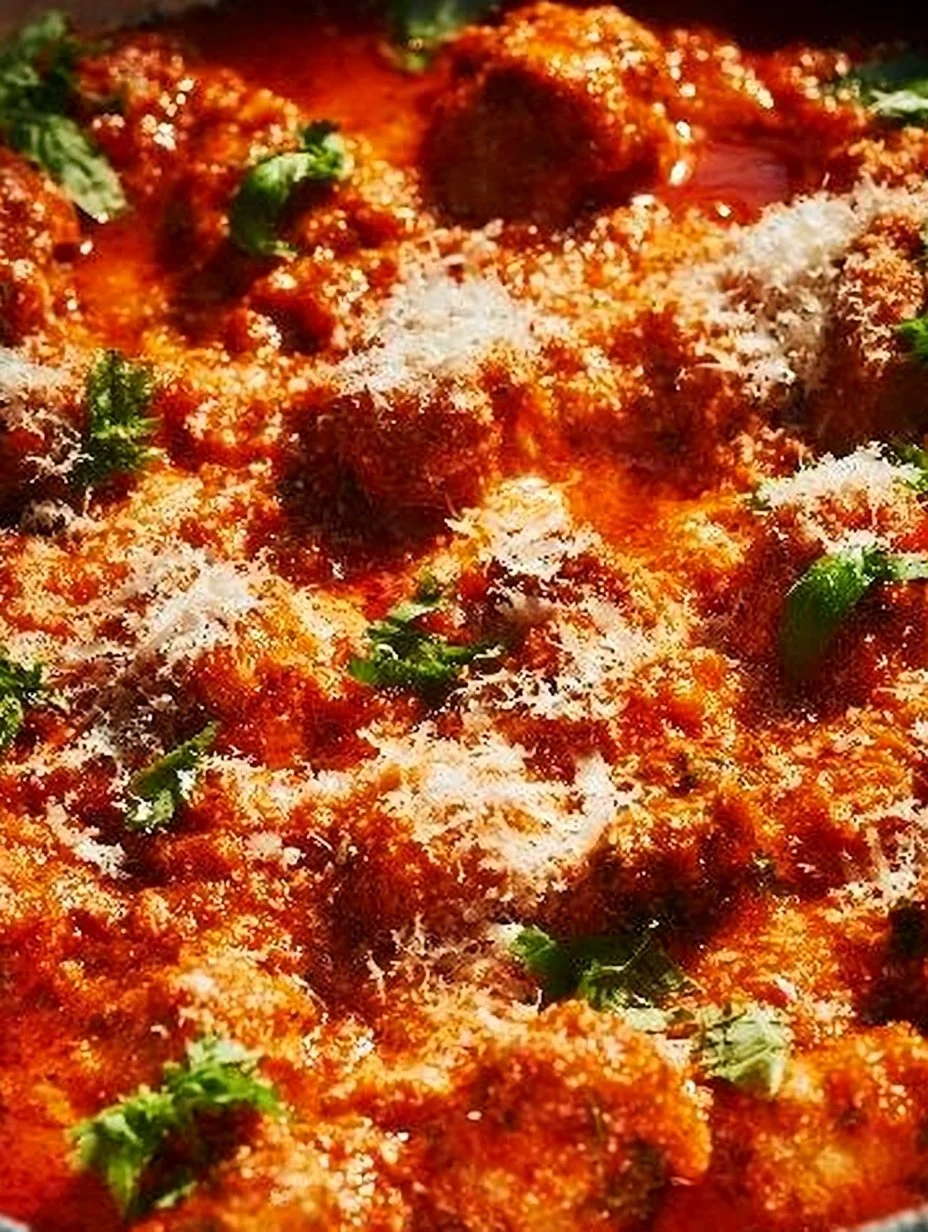 15 Minute Sausage Meatballs Plate of quick 15 minute sausage meatballs ready to serve.
