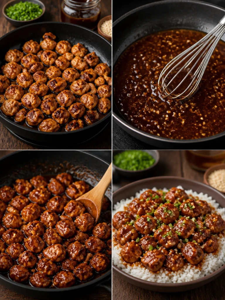 Bourbon Chicken Skillet Bourbon Chicken Skillet served in a cast iron pan with vegetables