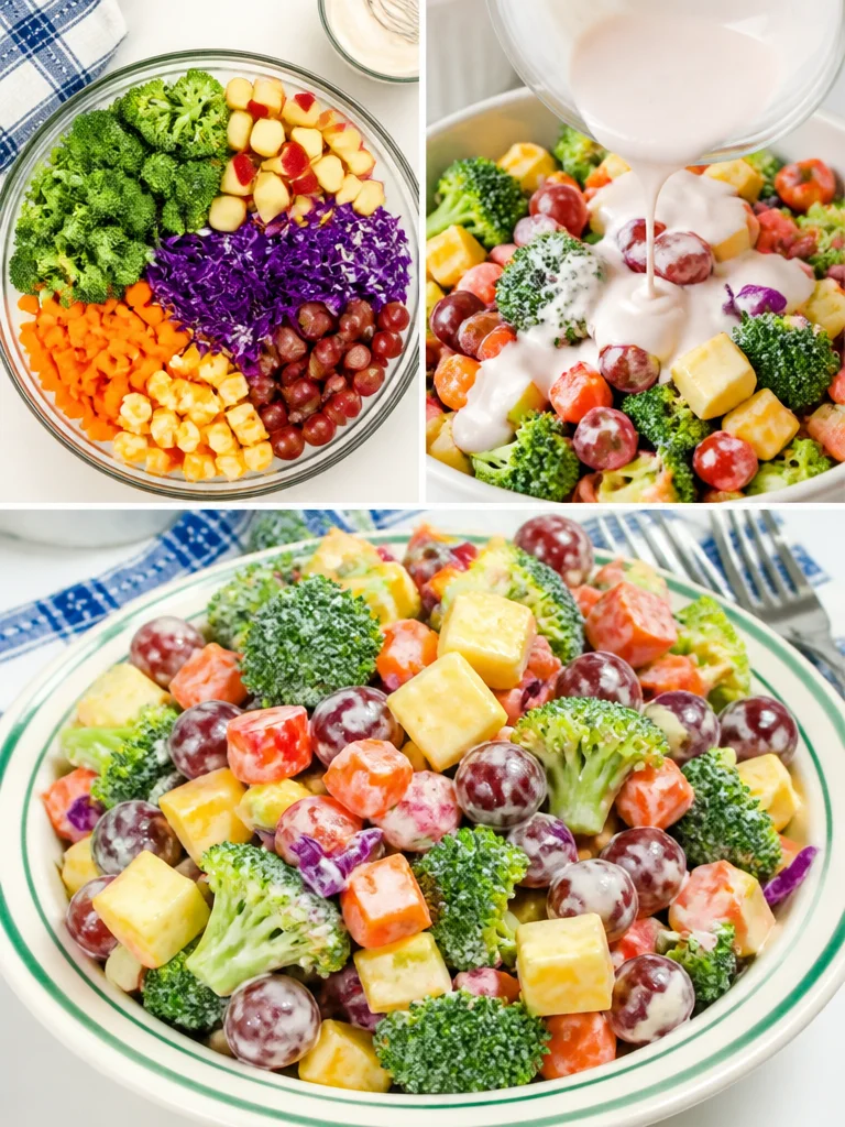 Broccoli Apple Salad Delicious broccoli apple salad with fresh ingredients and a vibrant dressing.