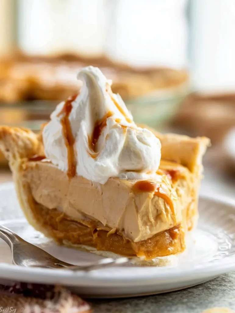 Delicious homemade butterscotch pie with a golden crust and creamy filling