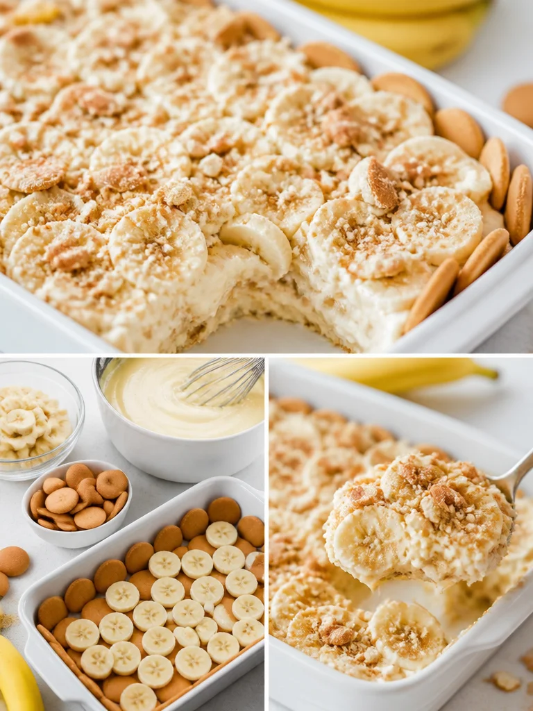 Grandma’s Southern Banana Pudding Recipe Delicious bowl of Grandma’s Southern banana pudding topped with whipped cream and bananas.