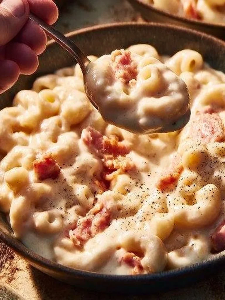 Ham Macaroni - French Macaroni and Cheese with Ham Delicious ham macaroni and cheese dish with rich French flavors