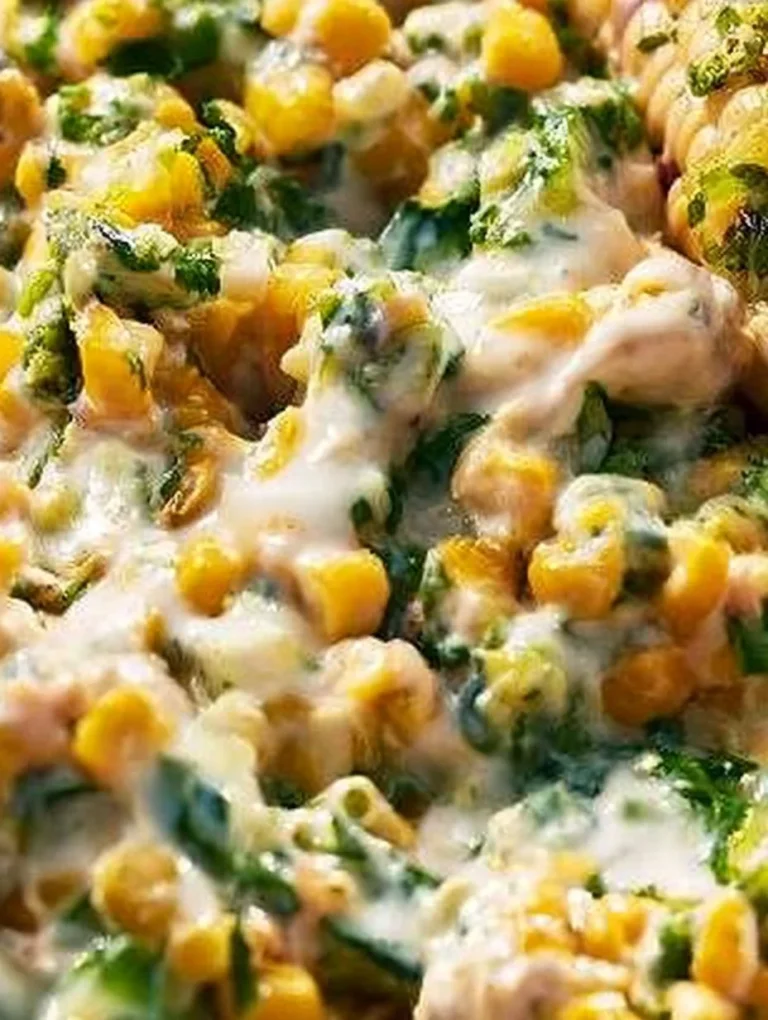 Mexican Corn Salad Bowl of colorful Mexican corn salad with fresh vegetables