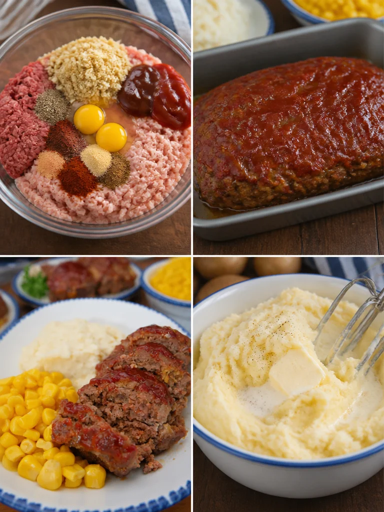 Mini Meatloaf Recipe Mini meatloaf on a plate, garnished with parsley