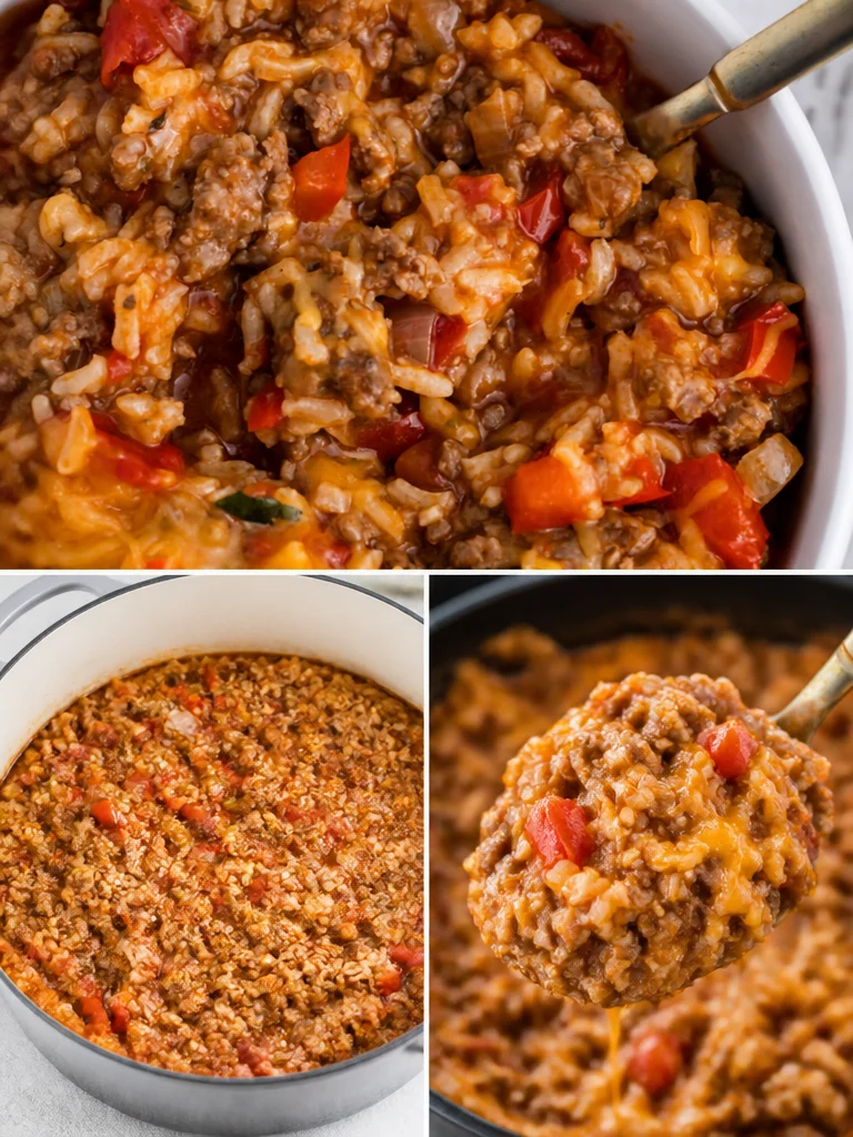 Stuffed Pepper Casserole Delicious Stuffed Pepper Casserole ready to serve