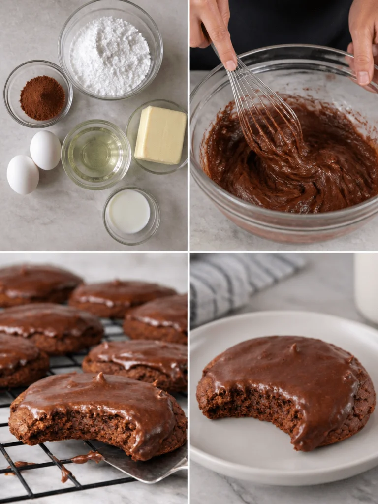 Texas Sheet Cake Cookies with Chocolate Buttercream Texas Sheet Cake Cookies topped with chocolate buttercream frosting
