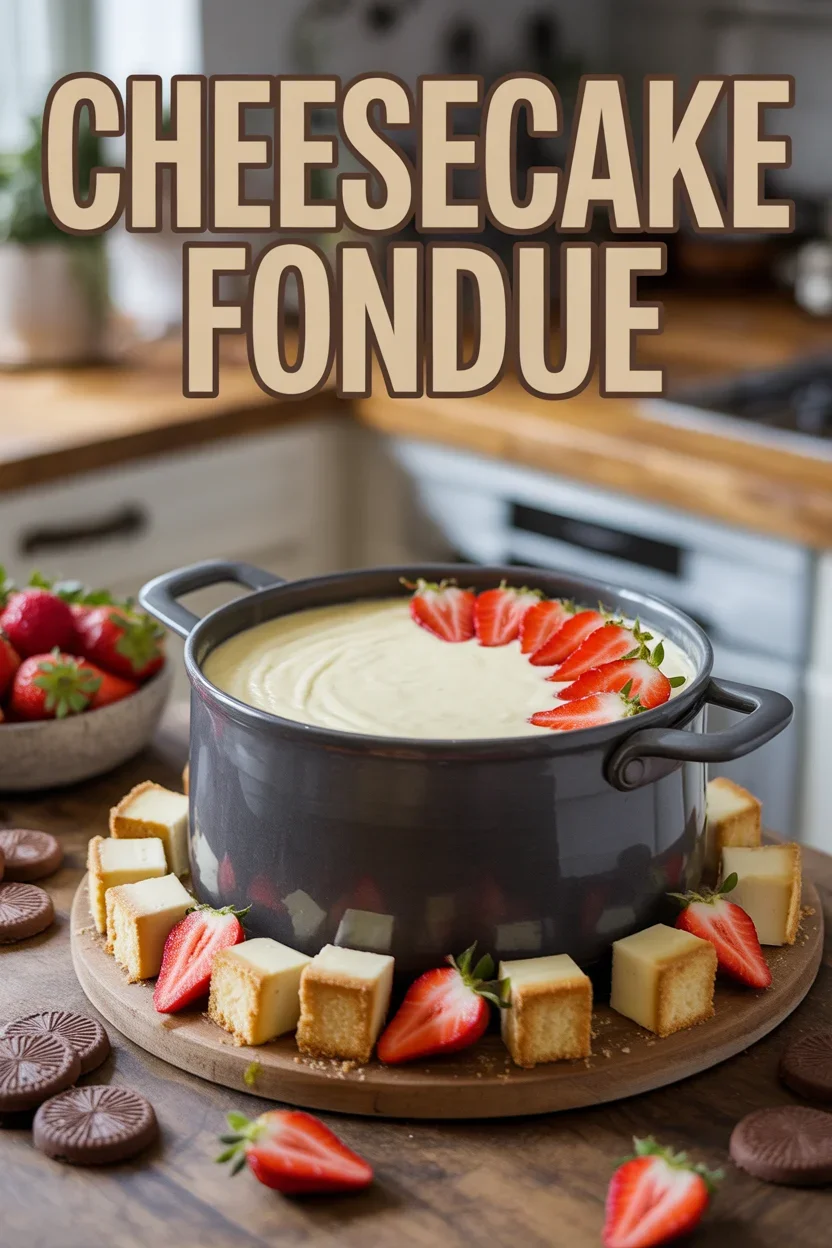 Cheesecake Fondue Cheesecake Fondue