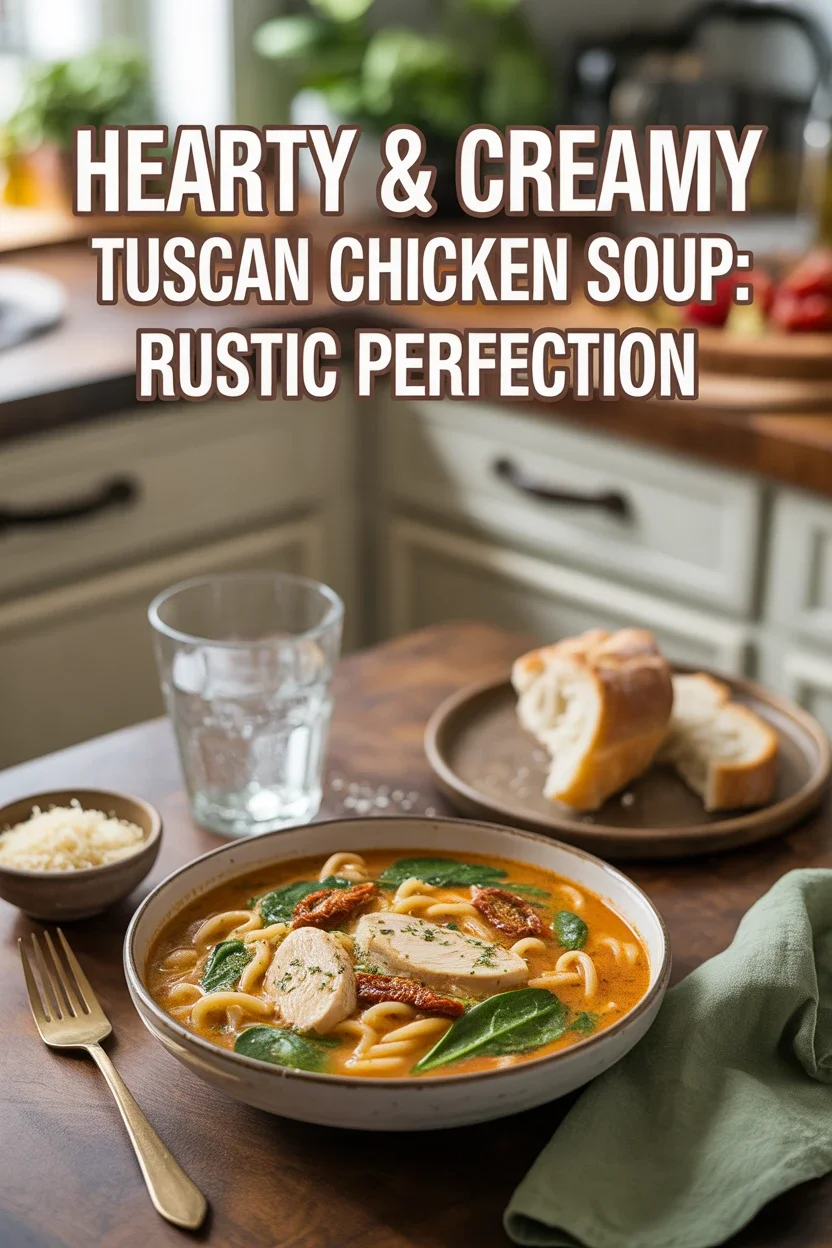 Hearty & Creamy Tuscan Chicken Soup: Rustic Perfection Hearty & Creamy Tuscan Chicken Soup: Rustic Perfection