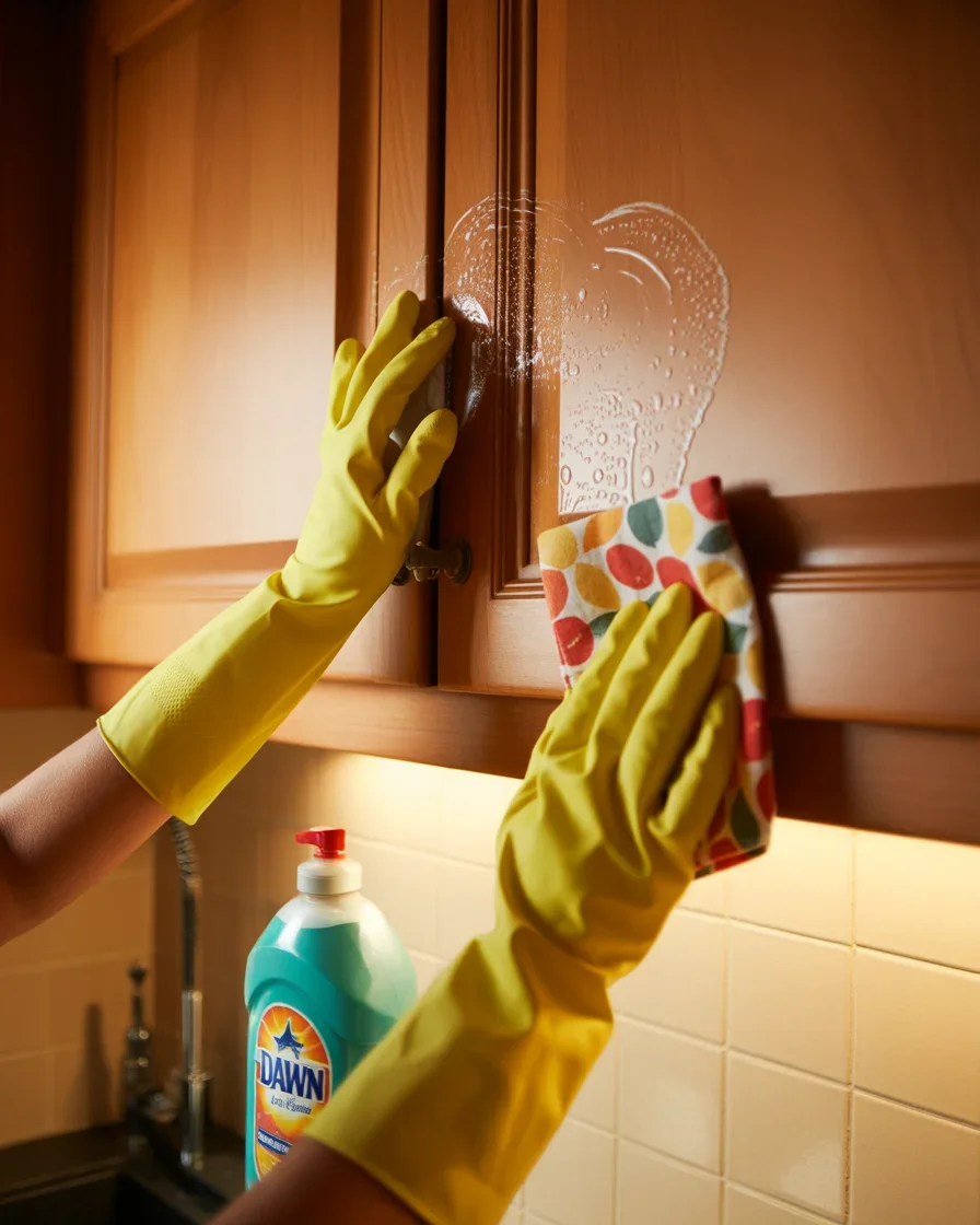 Say Goodbye to Grease: Effortless Kitchen Cabinet Cleaning Hack You Need to Try Say Goodbye to Grease: Effortless Kitchen Cabinet Cleaning Hack You Need to Try
